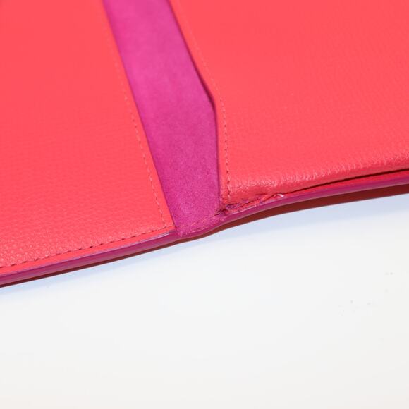 Salvatore Ferragamo Pink Leather Tablet Case Sleeve Fits Kindle or iPad Mini - Picture 4 of 5